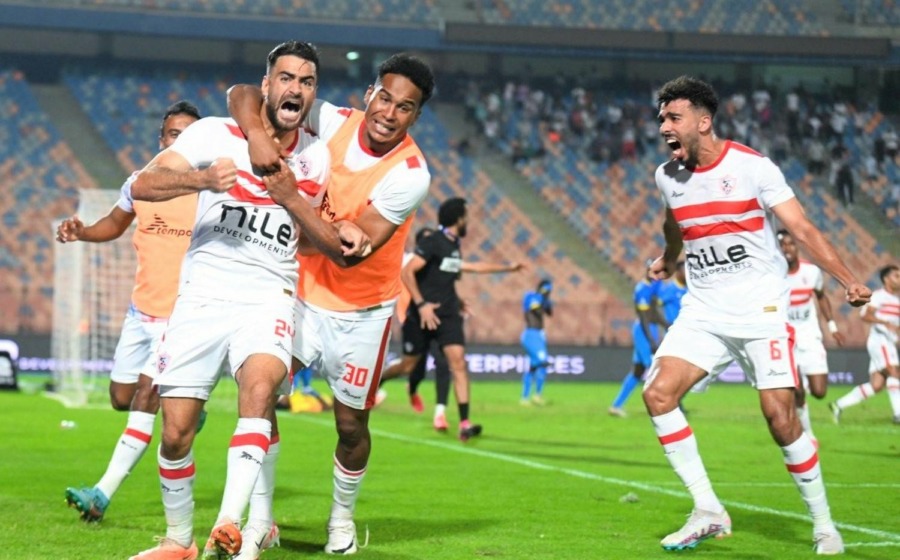 مباراة الزمالك والبنك الأهلي 