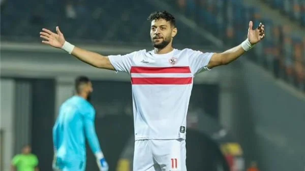 لاعب نادي الزمالك مصطفى شلبي