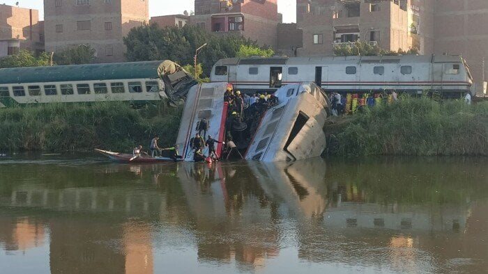 حادث قطار المنيا