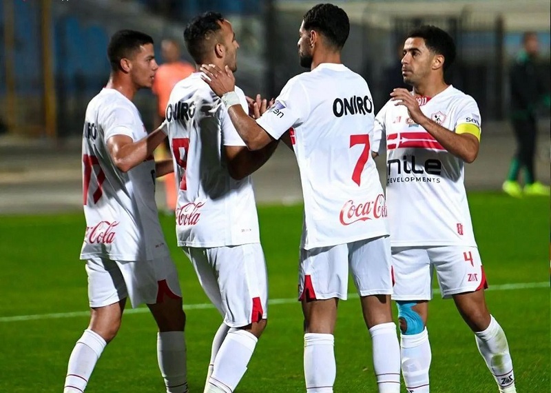 مباراة الزمالك وأبو قير في كأس مصر