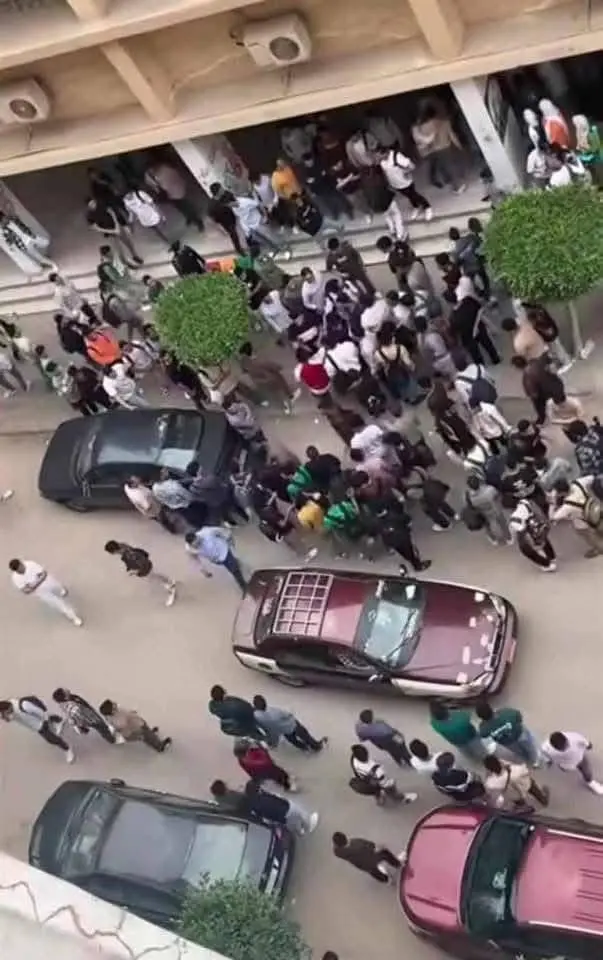 سقوط طالبة علوم الزقازيق