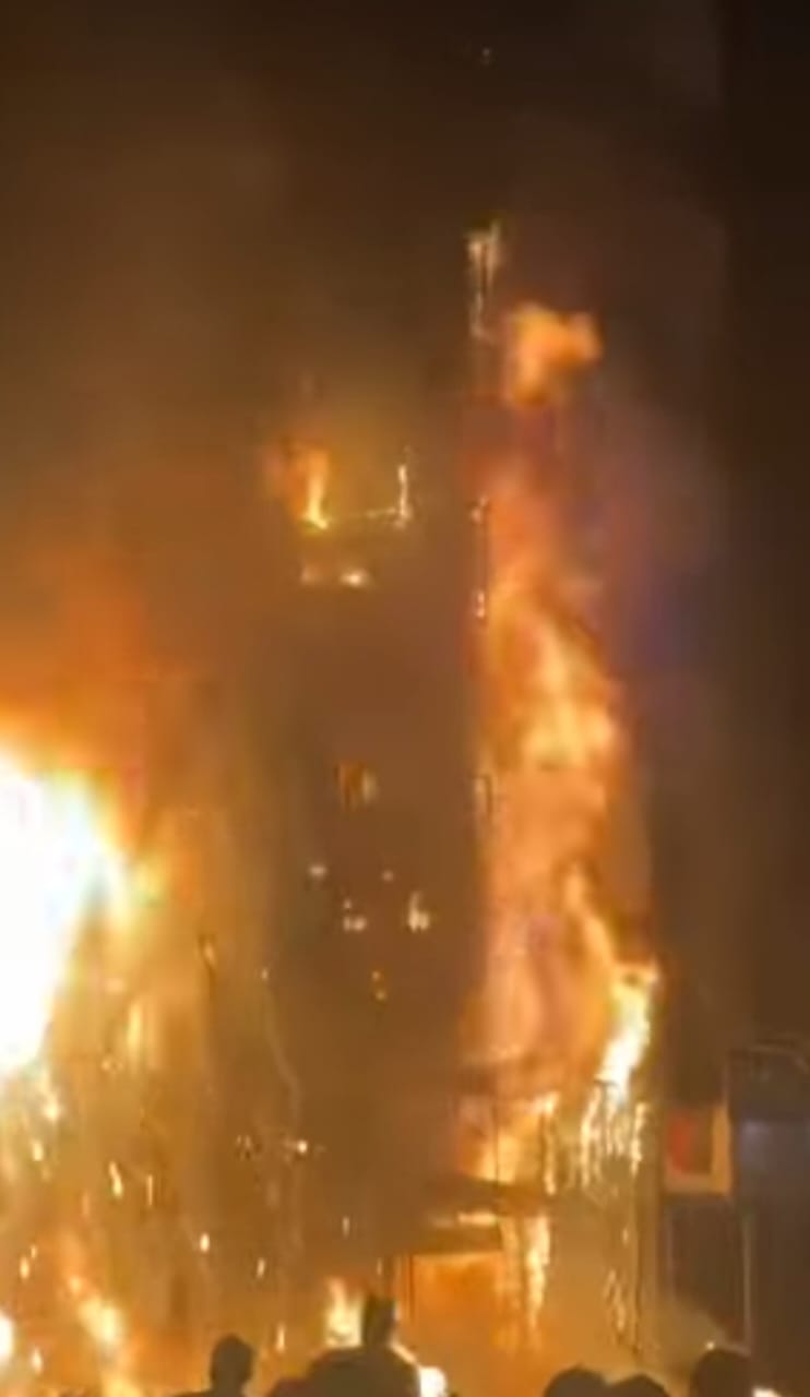 حريق مصر الجديدة