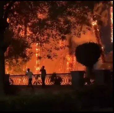 حريق كورنيش مصر القديمة