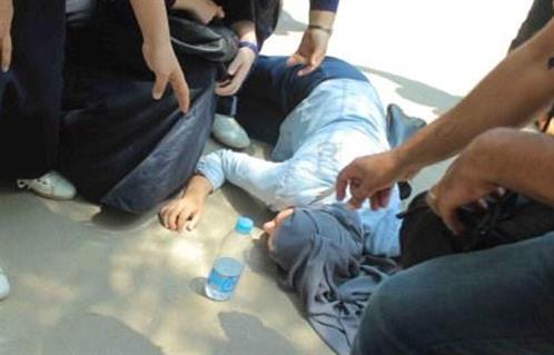 حالات إغماء طالبات جامعة طنطا